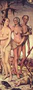 Hans Baldung Grien Die Lebensalter und der Tod painting